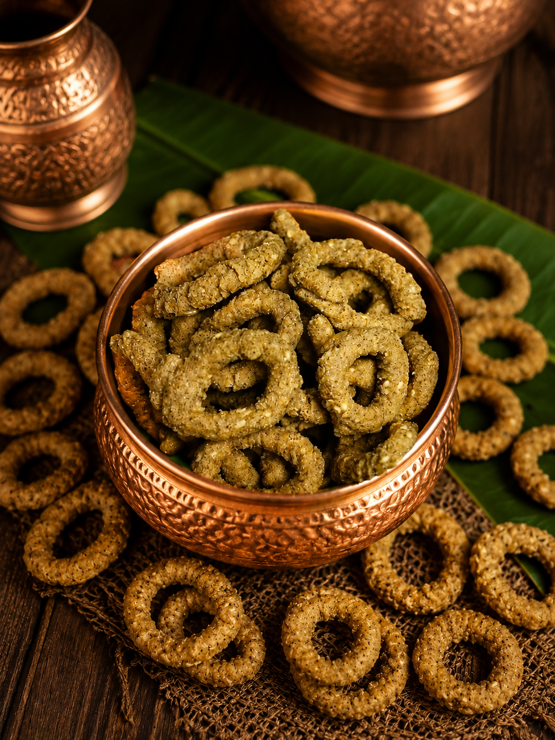 Tenali Ruchulu Ragi Chegodilu (Finger Millet Rings) - Dista