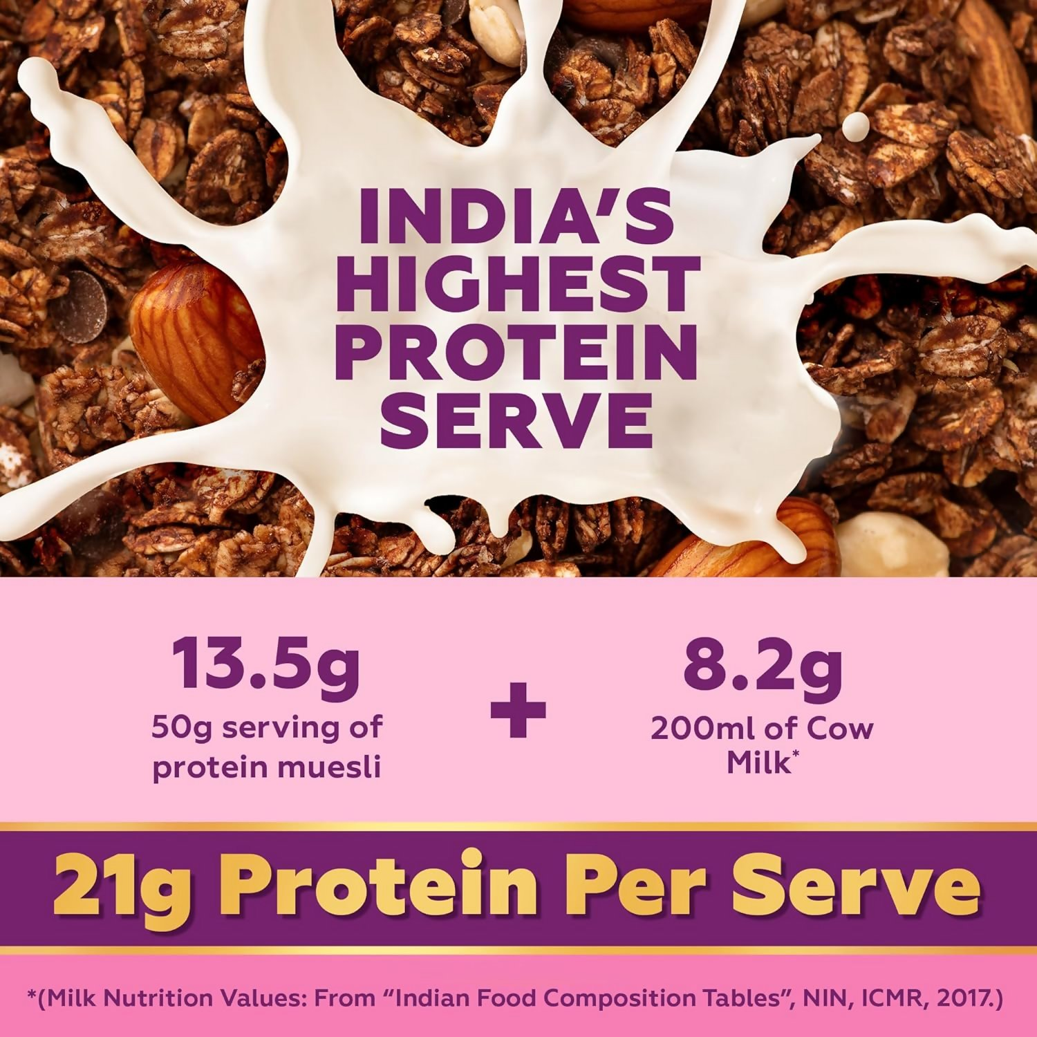 Yoga Bar High Protein Muesli - Choco Almond Yoga Bar