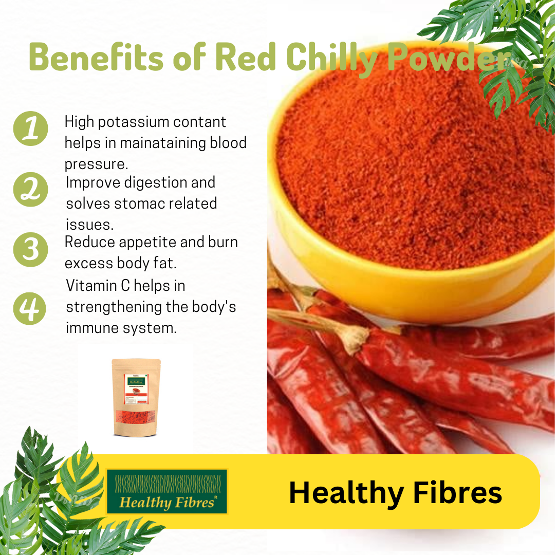 Healthy Fibres Red Chilly Powder Healthy Fibres