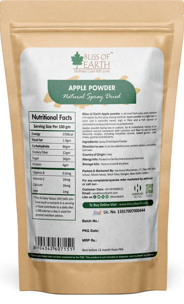 Bliss of Earth Apple Powder Bliss of Earth