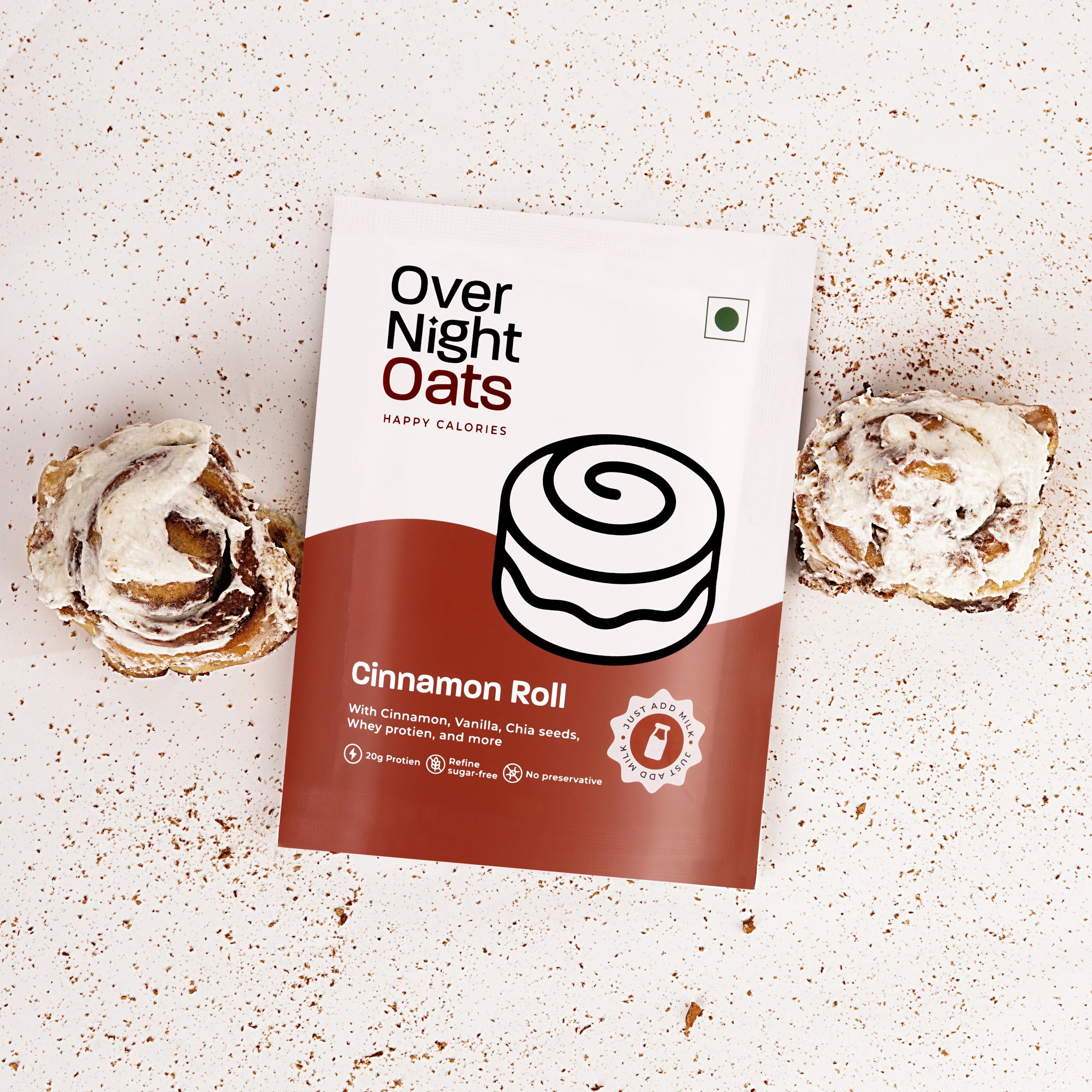 OverNightOats Cinnamon Roll OverNightOats