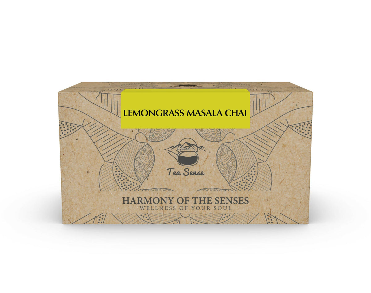 Tea Sense Lemongrass Masala Chai Bags Box - Safuron