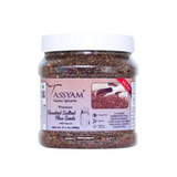 Tassyam Organics Salted Flax Seeds - Jar - Safuron