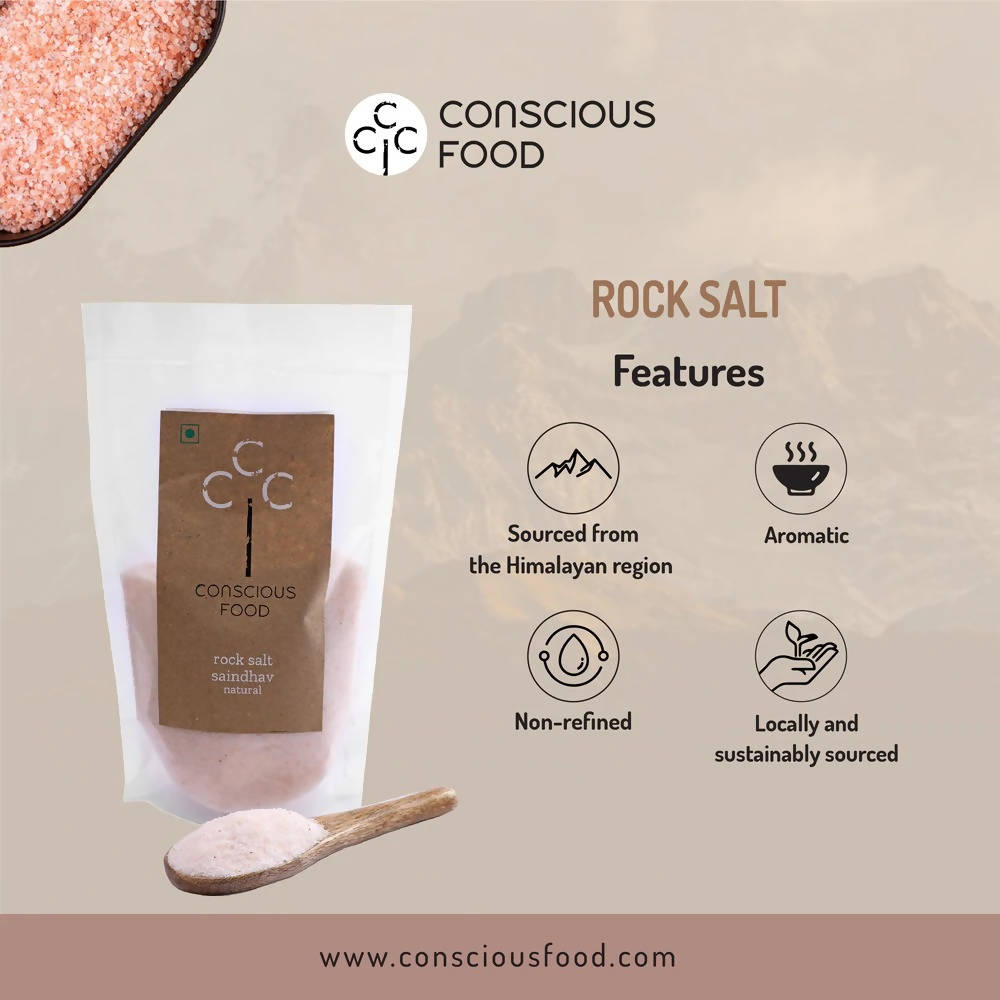 Conscious Food Rock Salt (Saindhav) Conscious Food