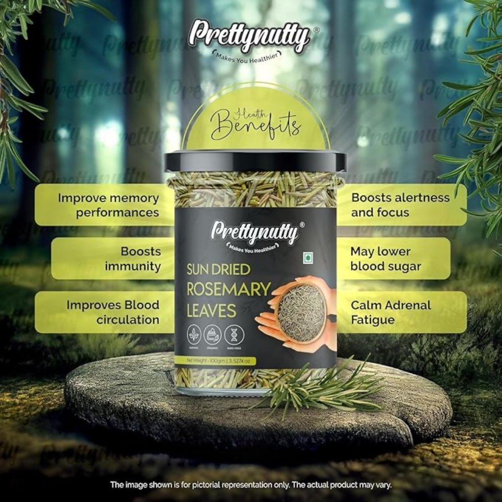 Pretty Nutty 100% Natural Rosemary Dried Leaves Pretty Nutty