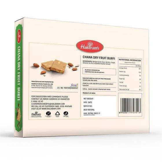 Haldiram's Chana Dry Fruit Burfi Haldiram's