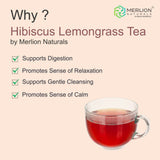Merlion Naturals Hibiscus Lemongrass Tea Bags Merlion Naturals