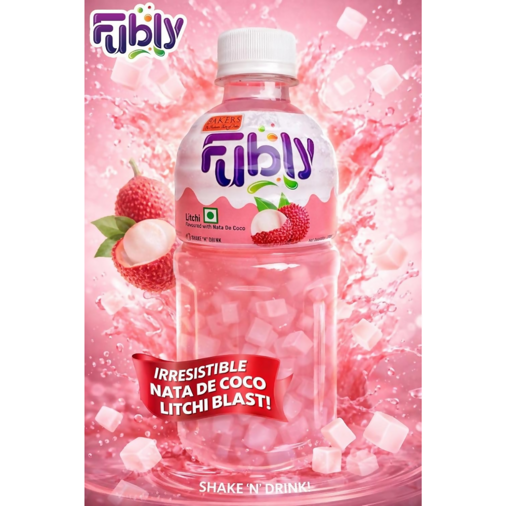 BAKERS Fubly Litchi Juice Drink BAKERS