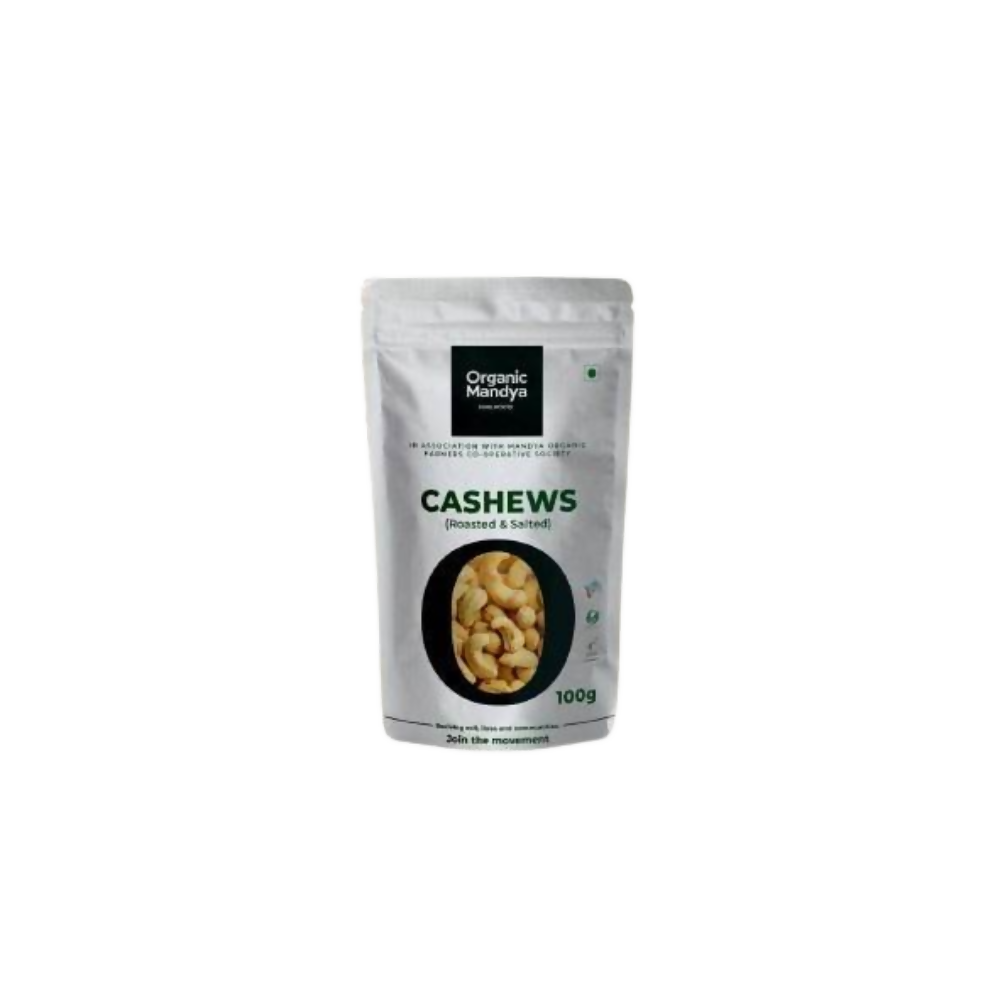 Organic Mandya Cashews (Roasted & Salted) - Safuron