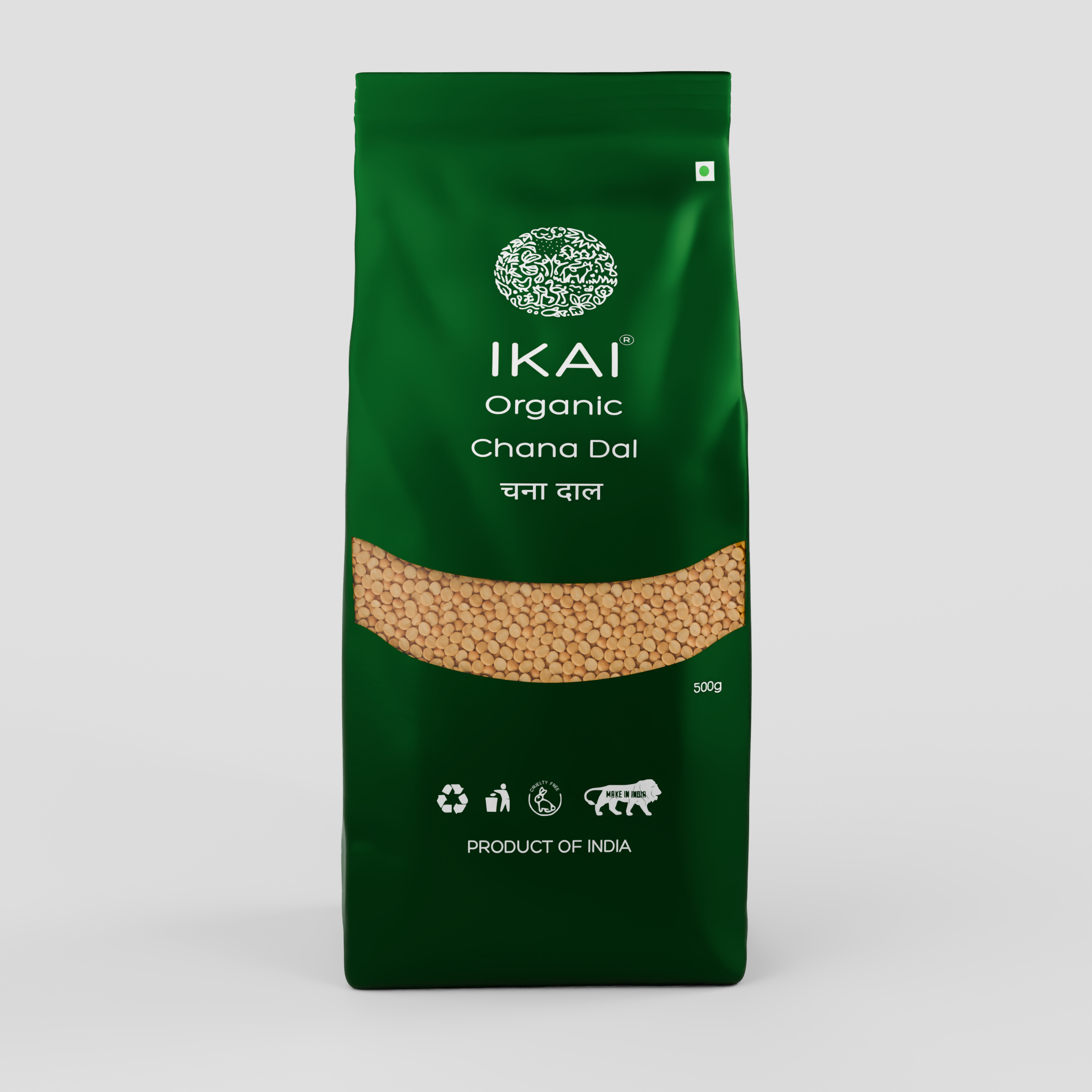 IKAI Organic Chana Dal IKAI