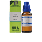 SBL Homeopathy Nux Vomica Dilution - 200 CH