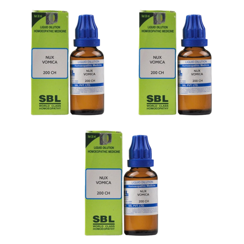 SBL Homeopathy Nux Vomica Dilution - Safuron