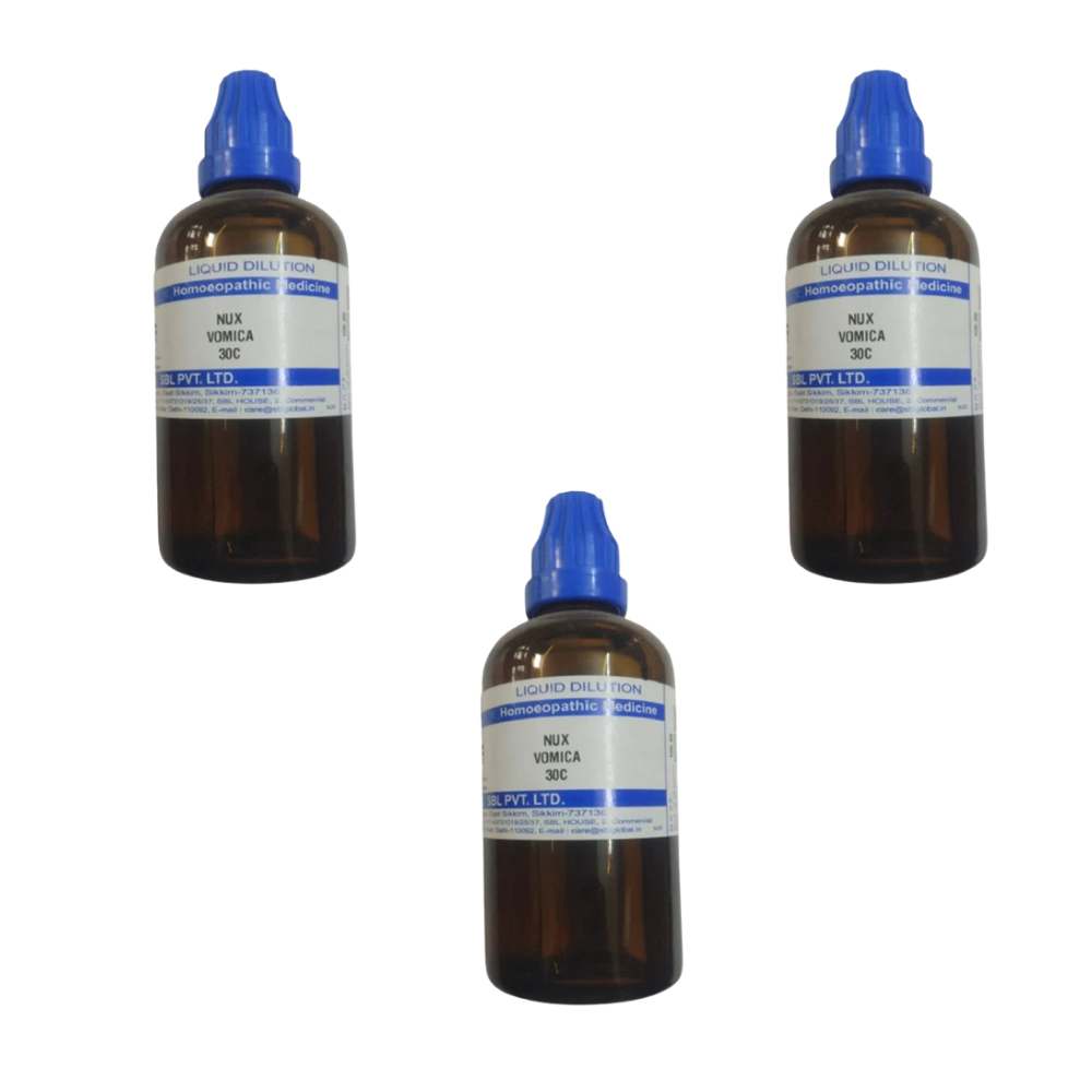 SBL Homeopathy Nux Vomica Dilution - Safuron
