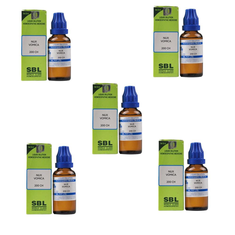 SBL Homeopathy Nux Vomica Dilution - Safuron