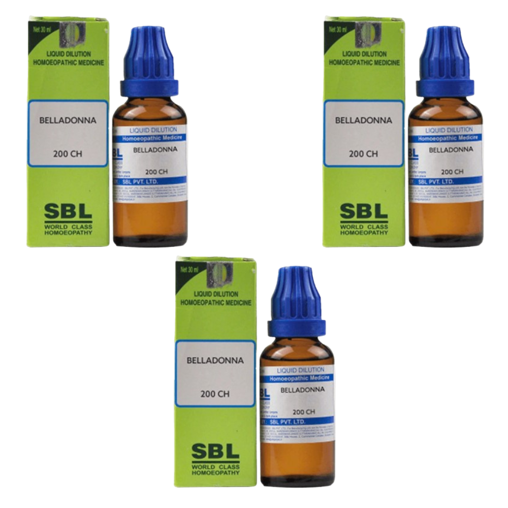 SBL Homeopathy Belladonna Dilution - Safuron