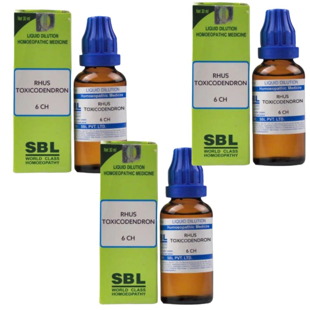 SBL Homeopathy Rhus Toxicodendron Dilution - Safuron