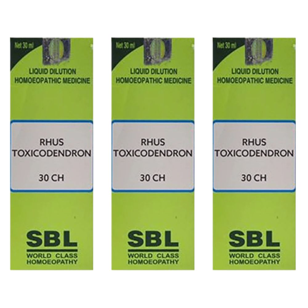 SBL Homeopathy Rhus Toxicodendron Dilution - Safuron