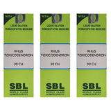 SBL Homeopathy Rhus Toxicodendron Dilution - Safuron
