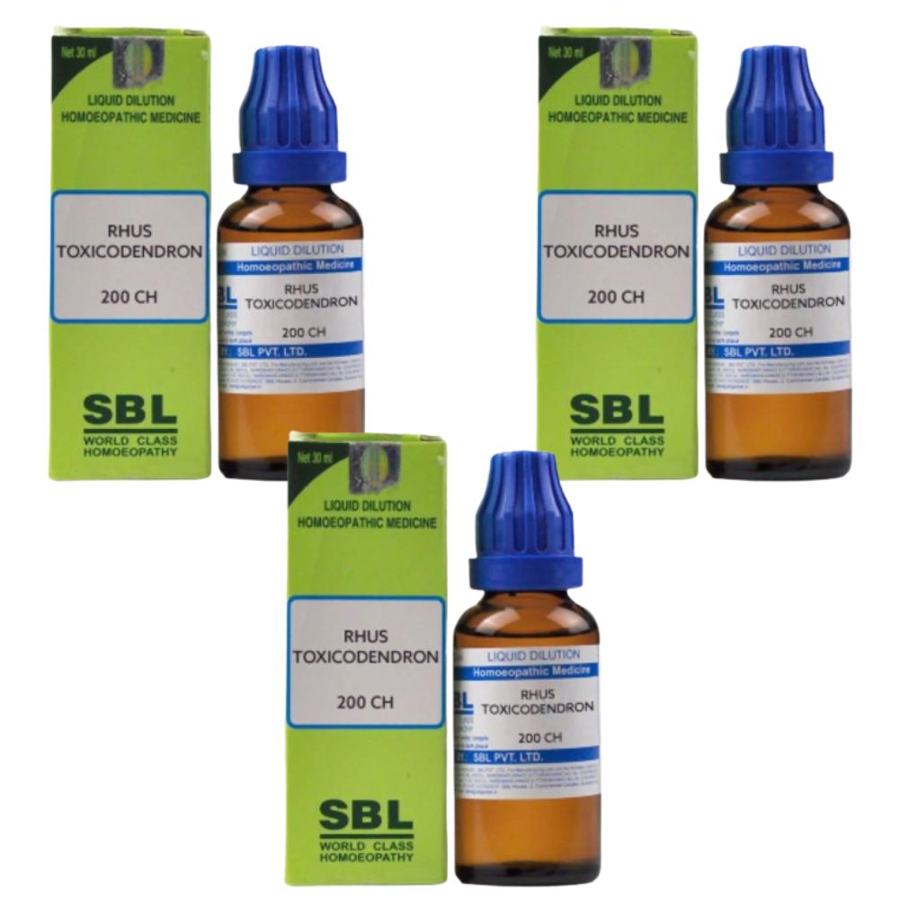 SBL Homeopathy Rhus Toxicodendron Dilution - Safuron