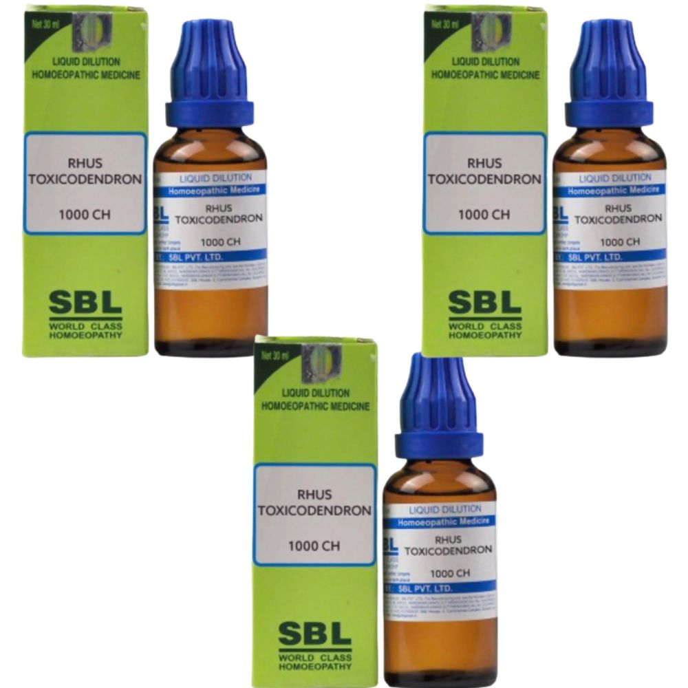 SBL Homeopathy Rhus Toxicodendron Dilution - Safuron