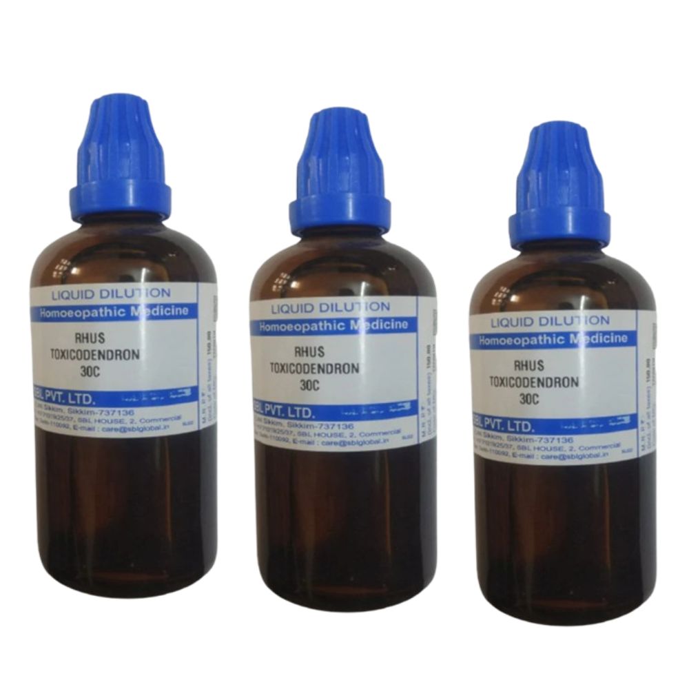 SBL Homeopathy Rhus Toxicodendron Dilution - Safuron