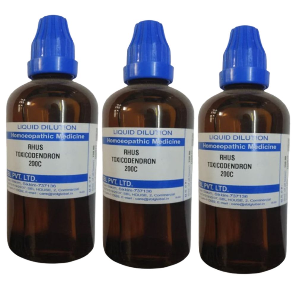 SBL Homeopathy Rhus Toxicodendron Dilution - Safuron