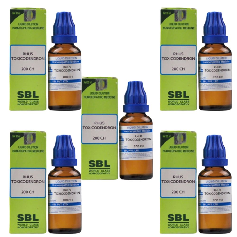 SBL Homeopathy Rhus Toxicodendron Dilution - Safuron