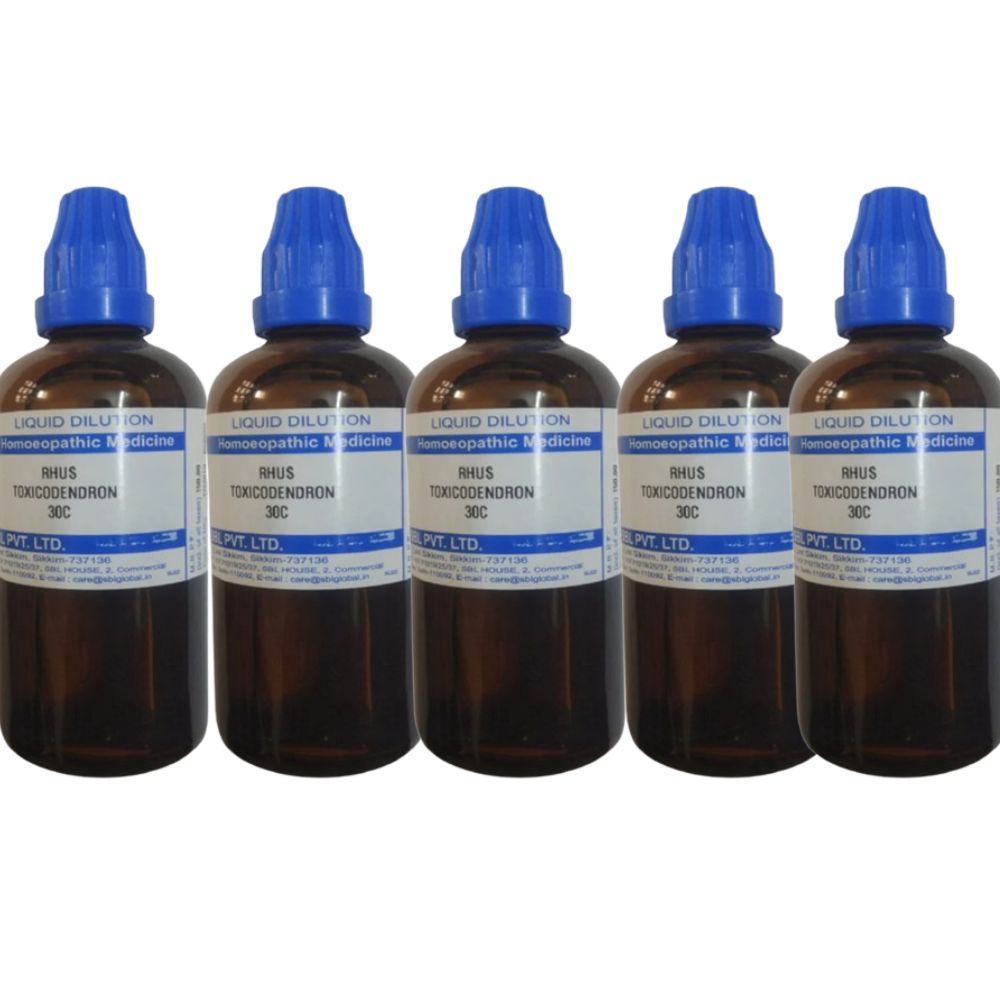 SBL Homeopathy Rhus Toxicodendron Dilution - Safuron