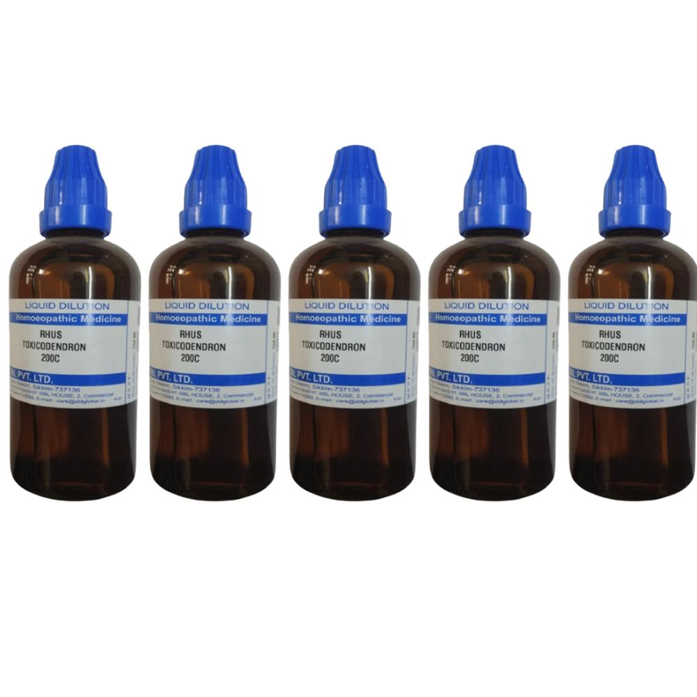 SBL Homeopathy Rhus Toxicodendron Dilution - Safuron