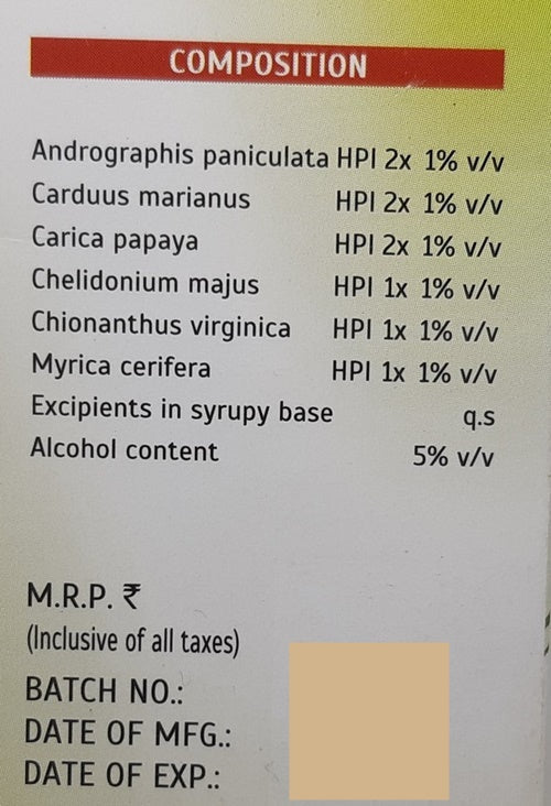 SBL Homeopathy Kalmegh Syrup SBL Pvt. Ltd.