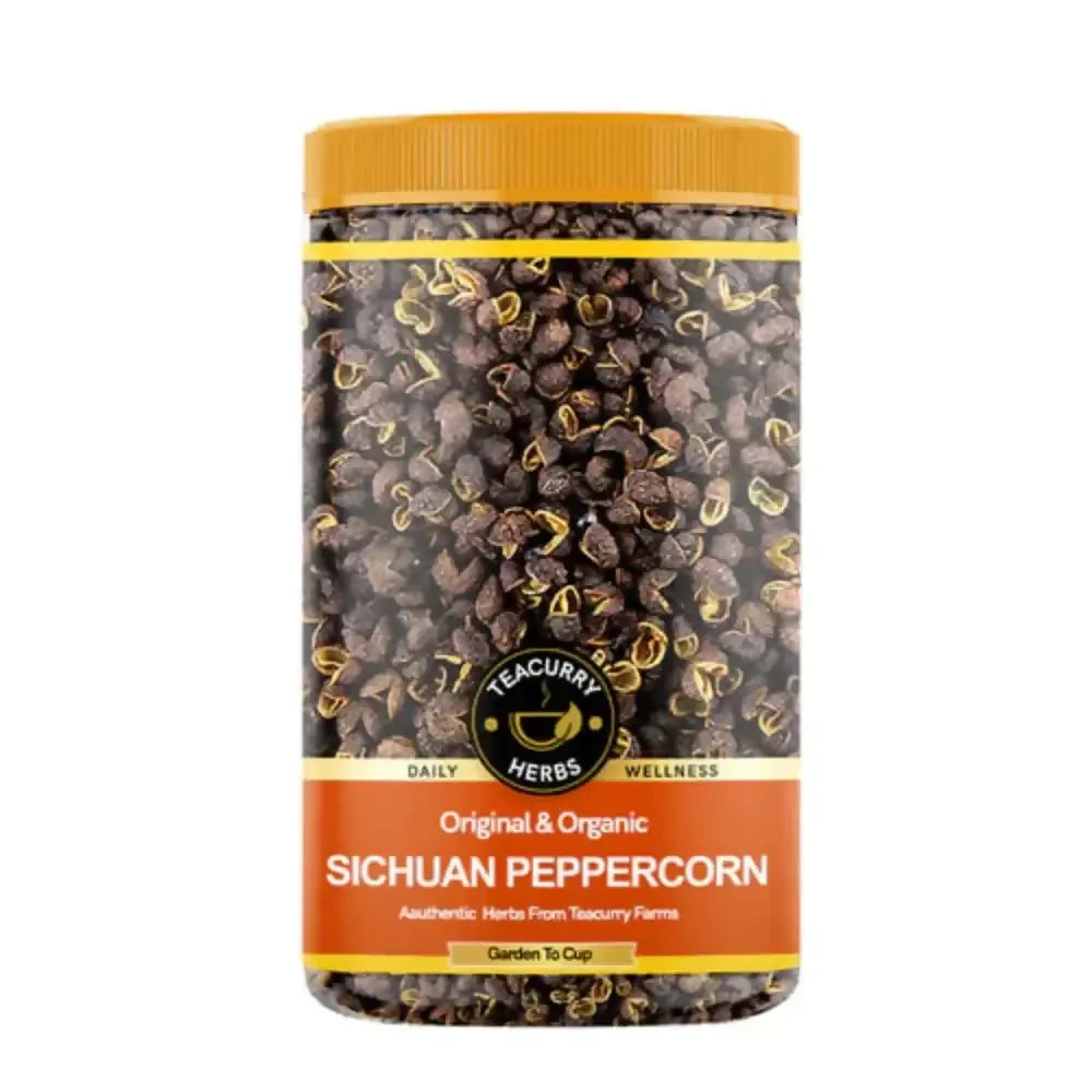 Teacurry Organic Sichuan Peppercorn - Authentic Schezwan Pepper - Safuron
