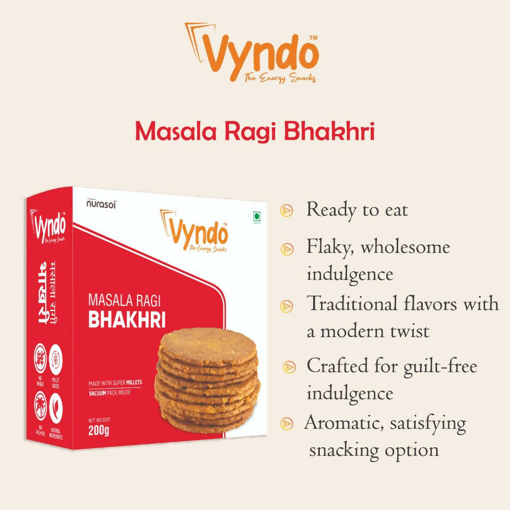 Vyndo Masala Ragi Bhakhri Vyndo