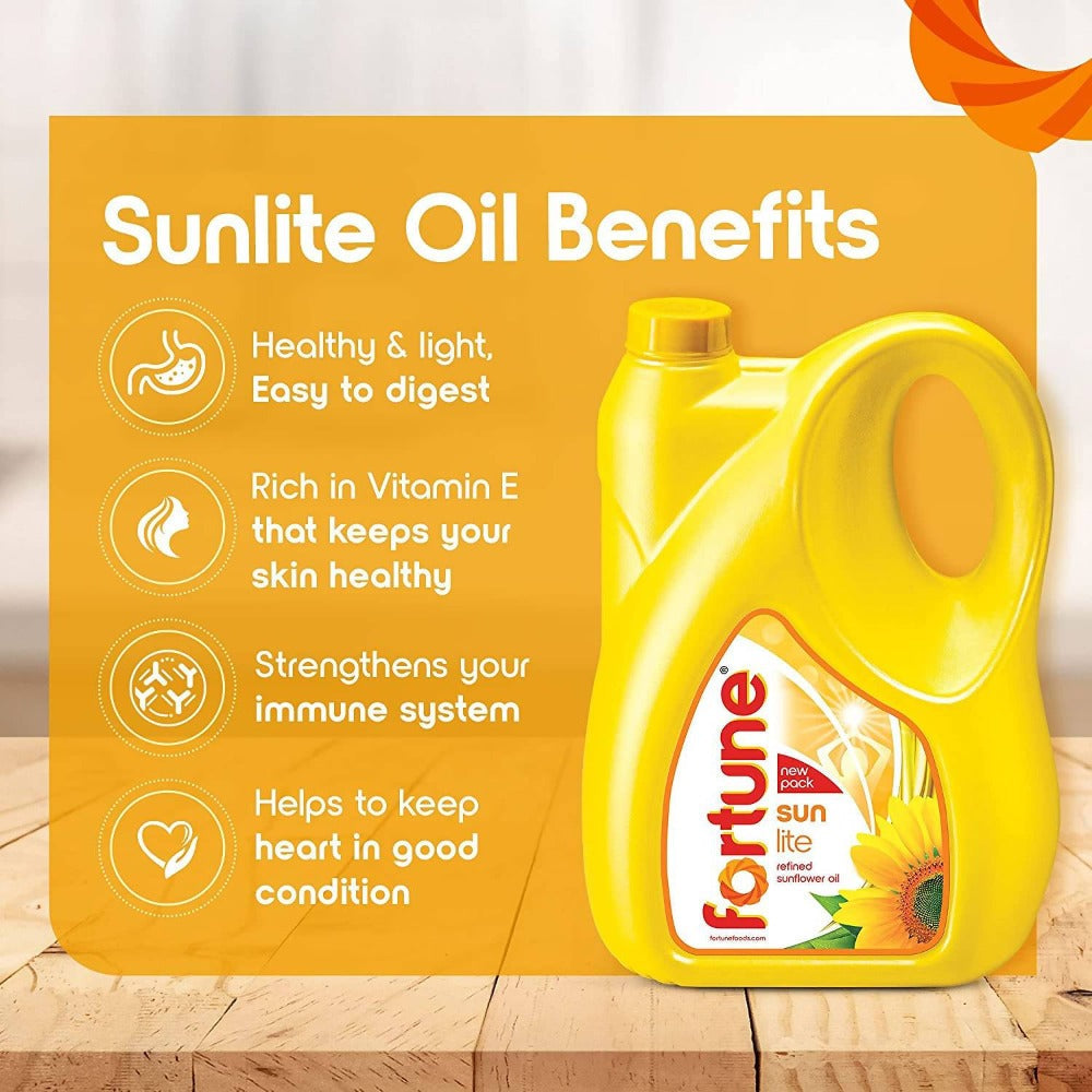 Fortune Sunlite Refined Sunflower Oil Fortune