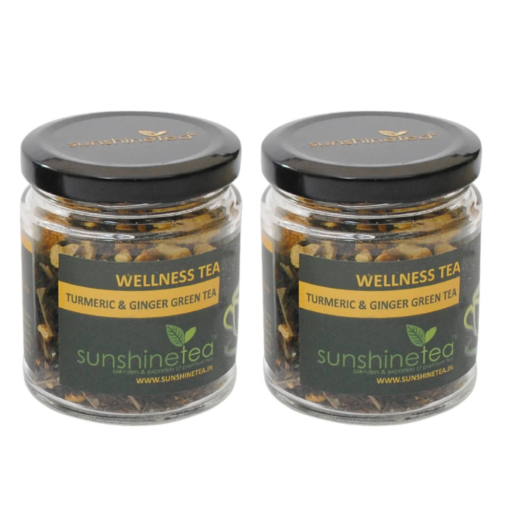 Sunshine Tea Turmeric & Ginger Green Tea - Safuron