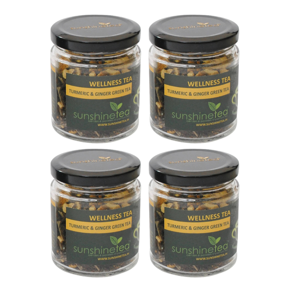 Sunshine Tea Turmeric & Ginger Green Tea - Safuron