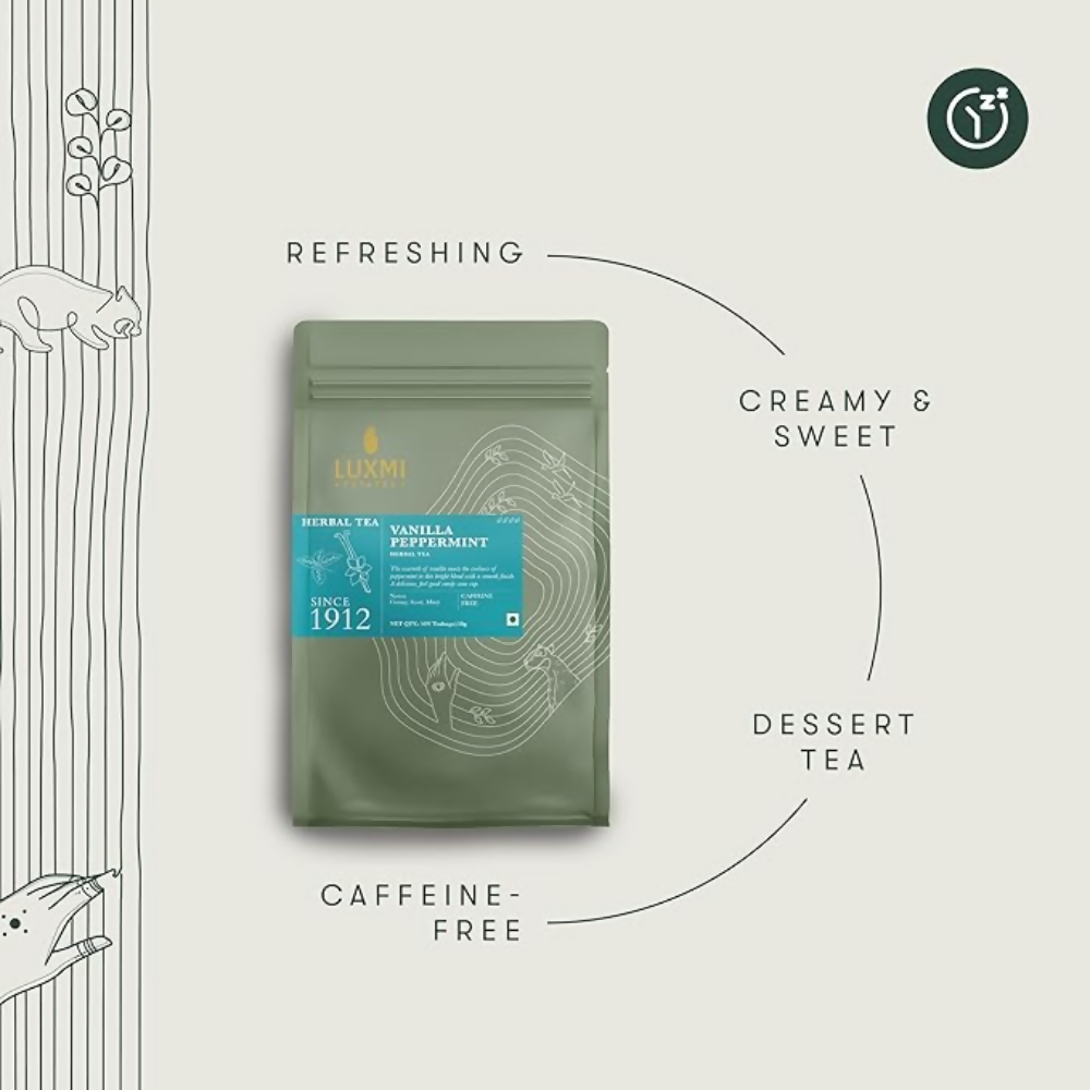 Luxmi Estates Vanilla Peppermint Herbal Infusion Luxmi Estates