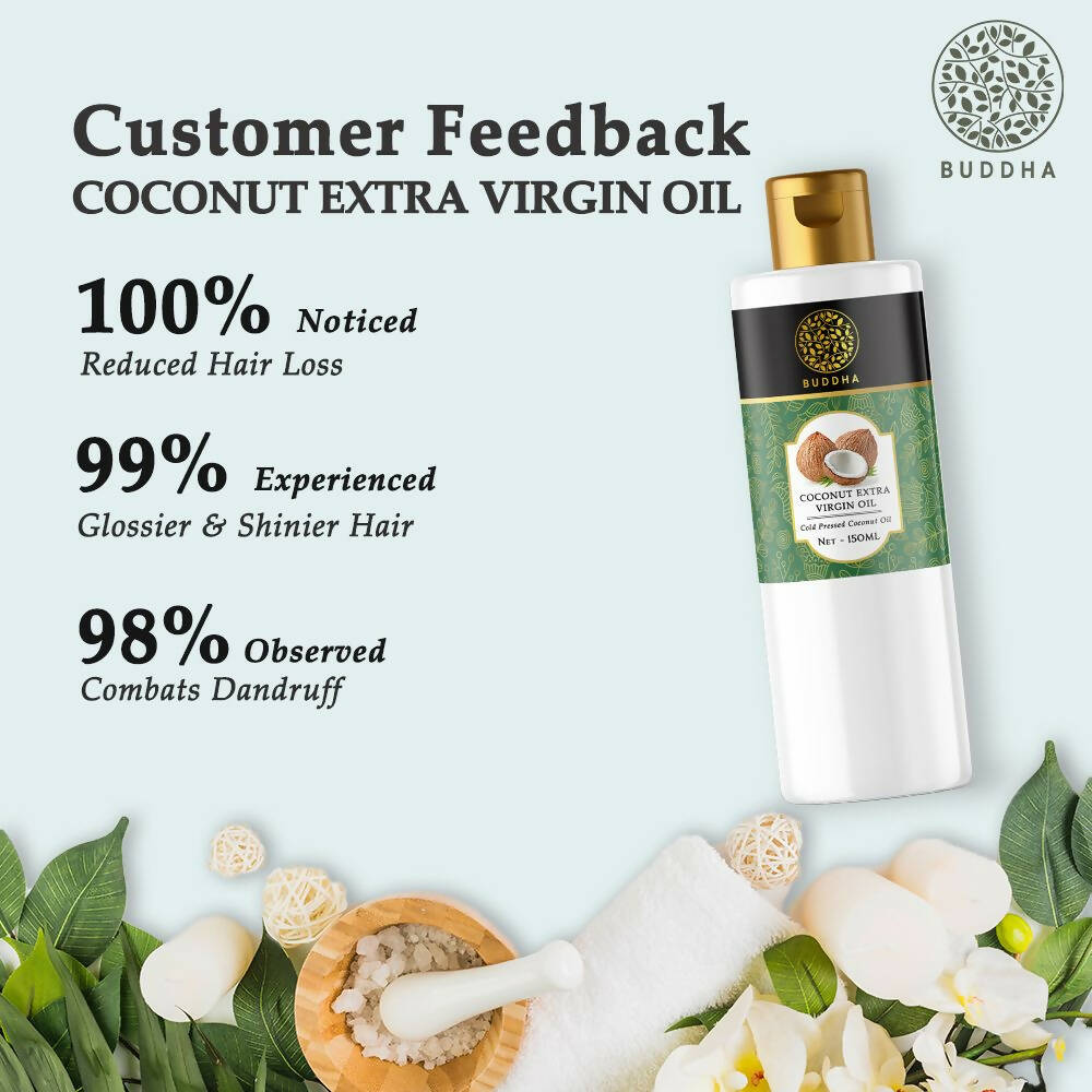 Buddha Natural Cold Pressed Extra Virgin Coconut Oil Buddha Natural