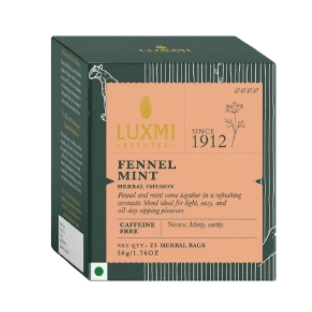 Luxmi Estates Fennel Mint Herbal Tea - Dista