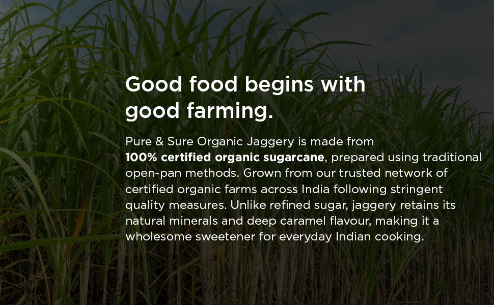 Pure & Sure Organic Jaggery Powder Pure & Sure