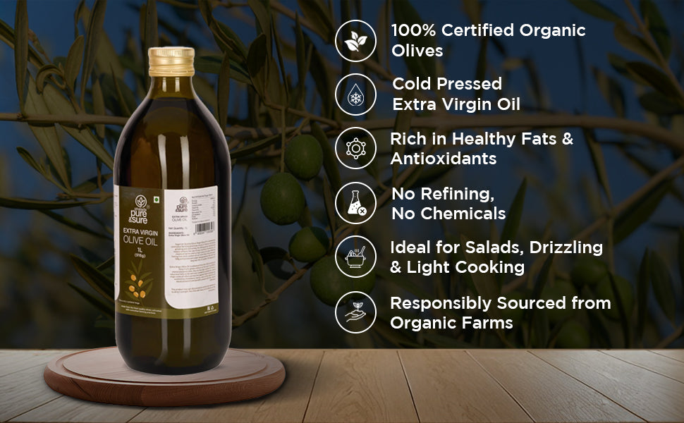 Pure & Sure Organic Extra Virgin Olive Oil Pure & Sure
