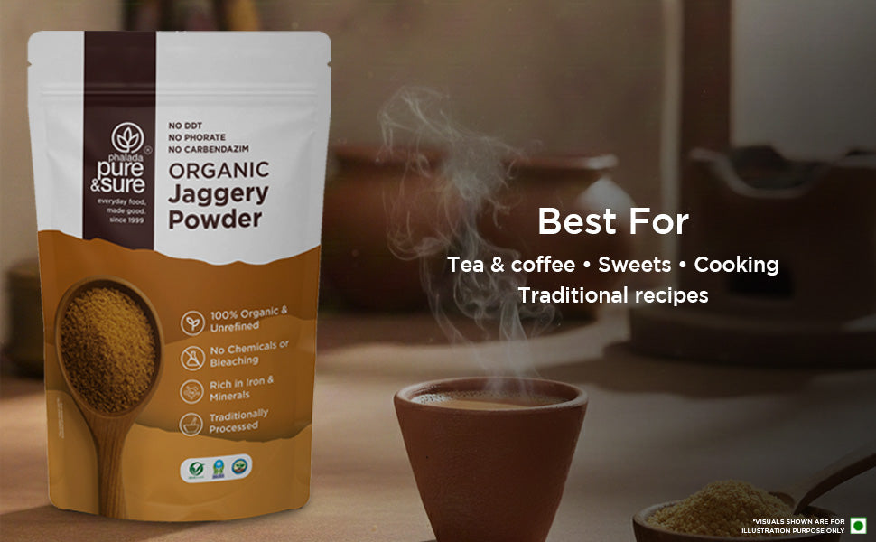Pure & Sure Organic Jaggery Powder Pure & Sure
