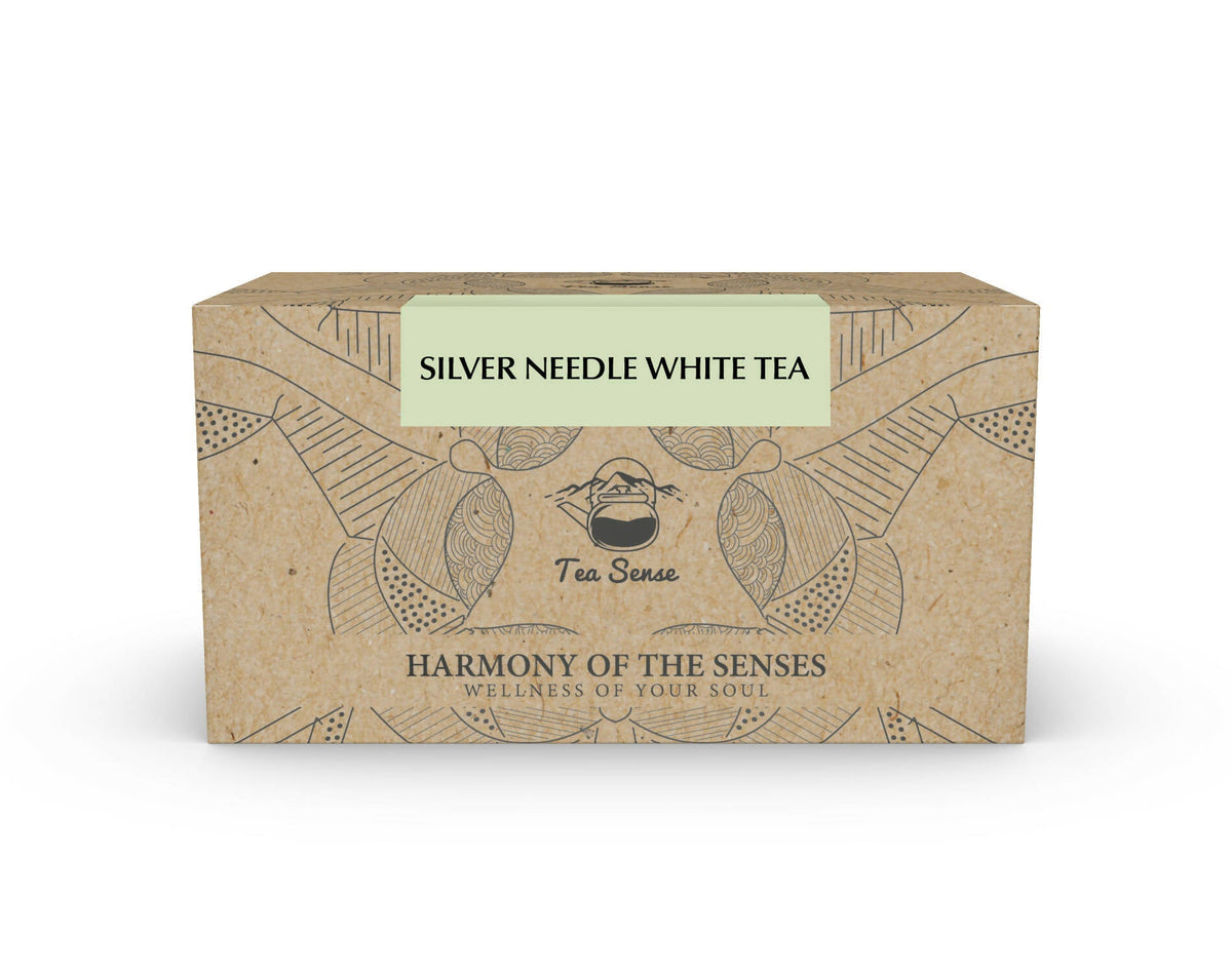 Tea Sense Silver Needle White Tea Bags Box - Safuron