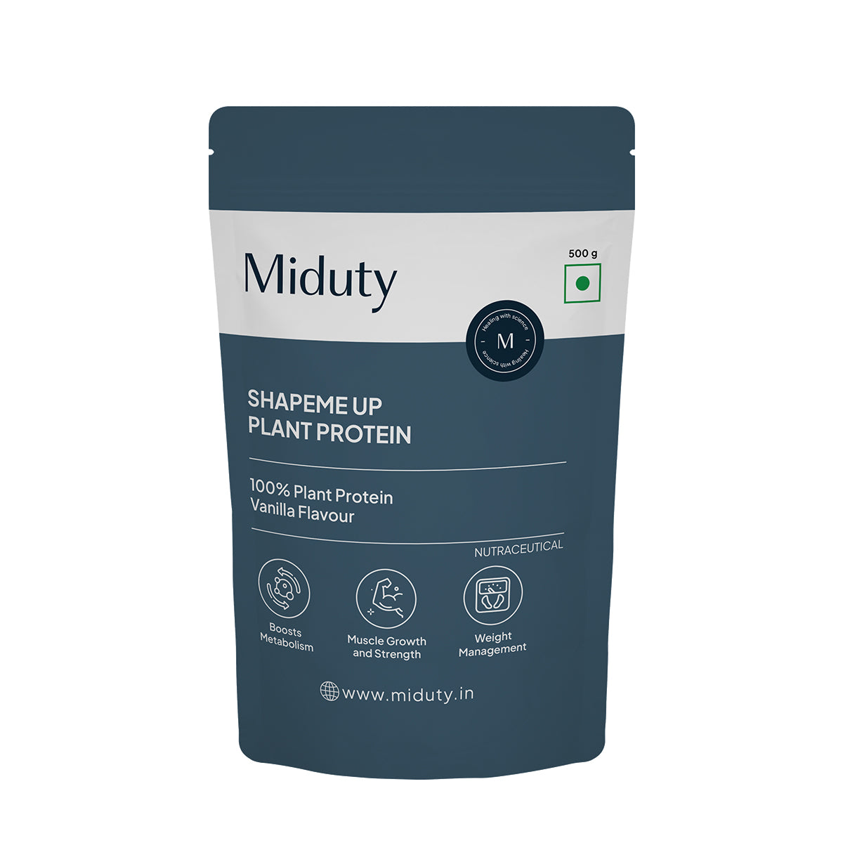 Miduty by Palak Notes Shapeme Up Plant Protein Powder - Safuron