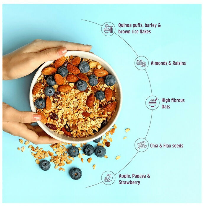 MuscleBlaze Fit High Protein Muesli - Fruits & Nut MuscleBlaze