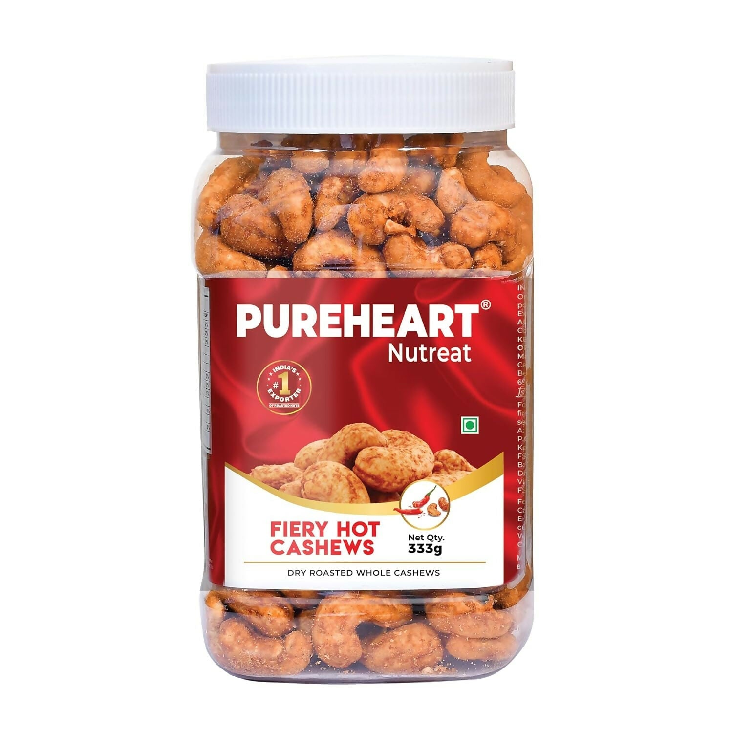 Pureheart Nutreat Fiery Hot Cashews - Safuron