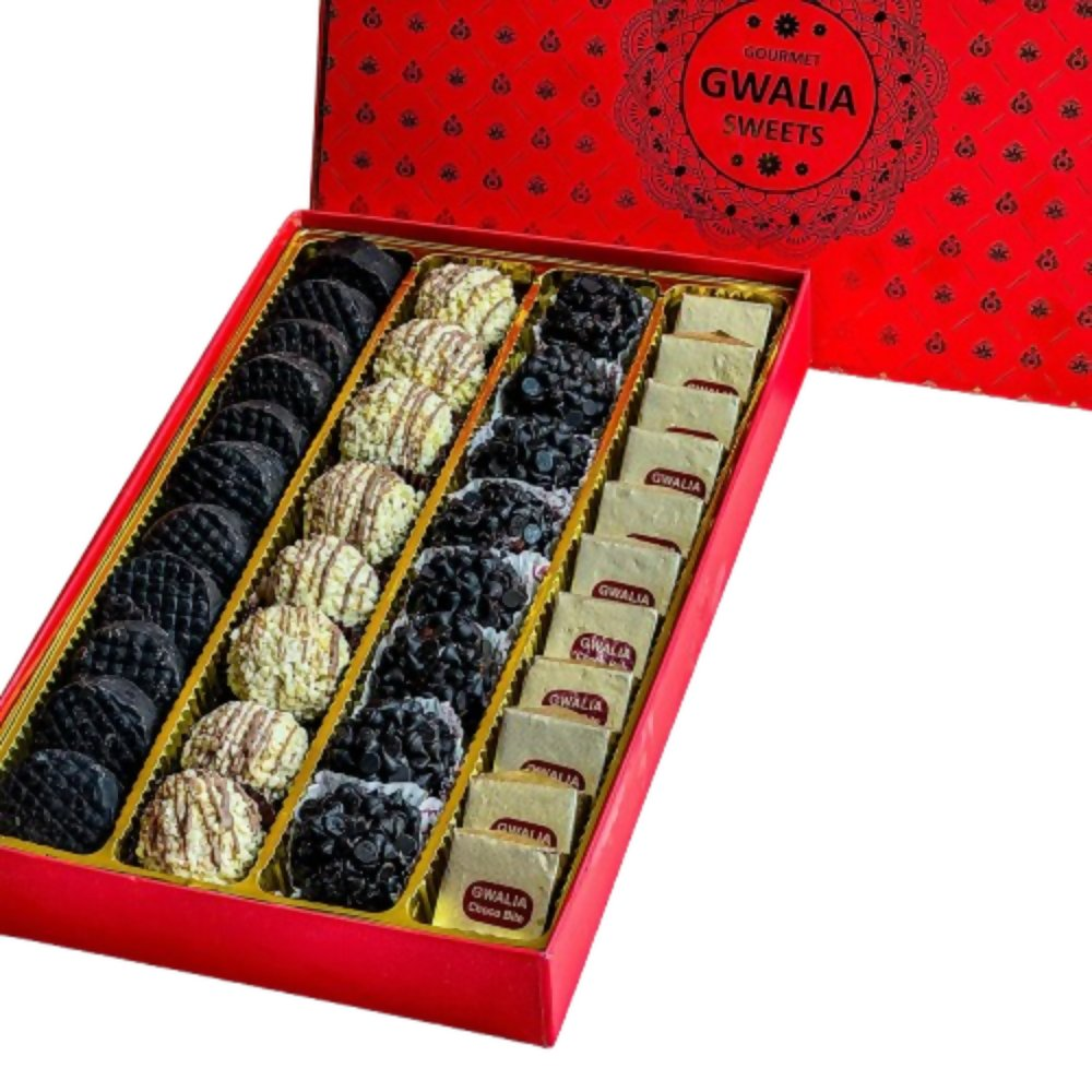 Gwalia Sweets Chocolate Mithai Assorted Box - Safuron