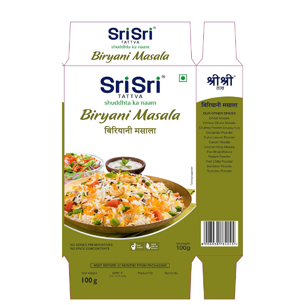 Sri Sri Tattva Biryani Masala Powder Sri Sri Tattva