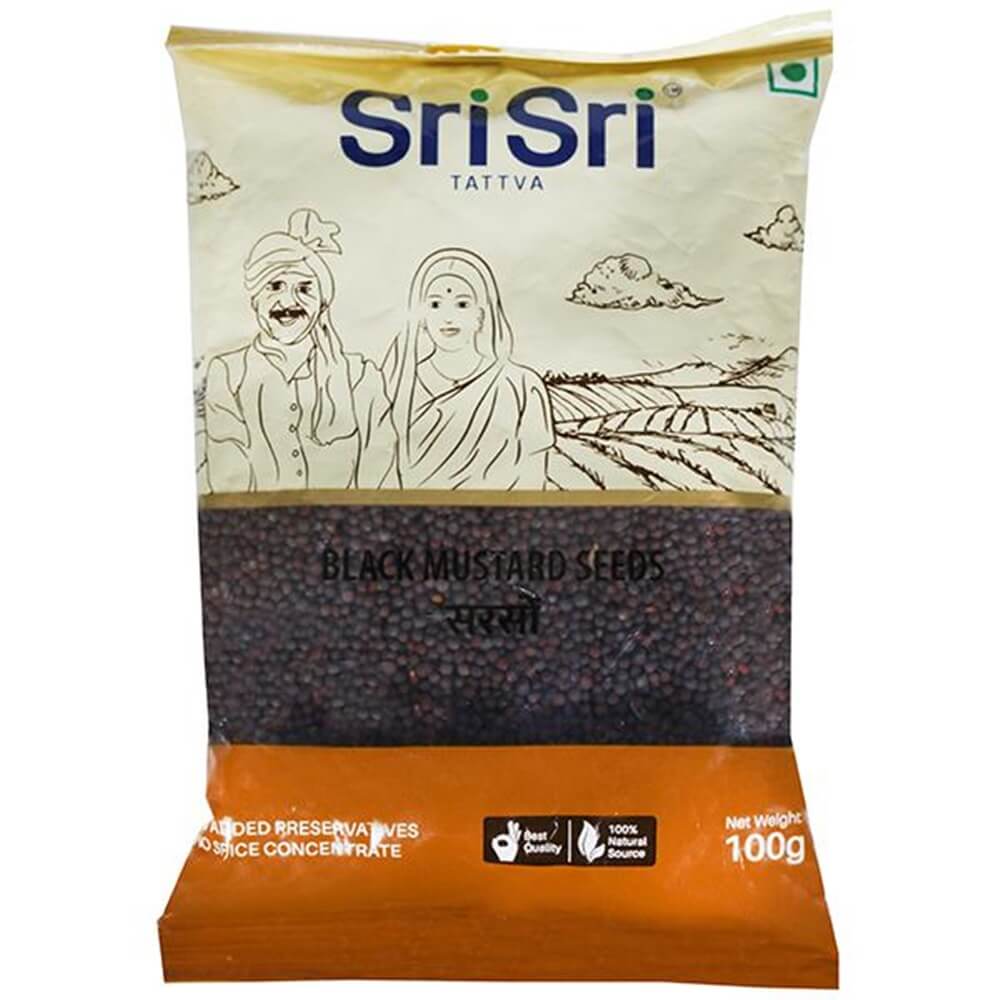 Sri Sri Tattva Black Mustard Seeds Sri Sri Tattva