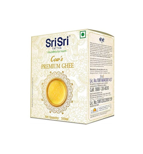 Sri Sri Tattva Cowâs Premium Ghee | Premium Cow Ghee for Better Digestion and Immunity | Pure and Natural Desi Ghee Sri Sri Tattva