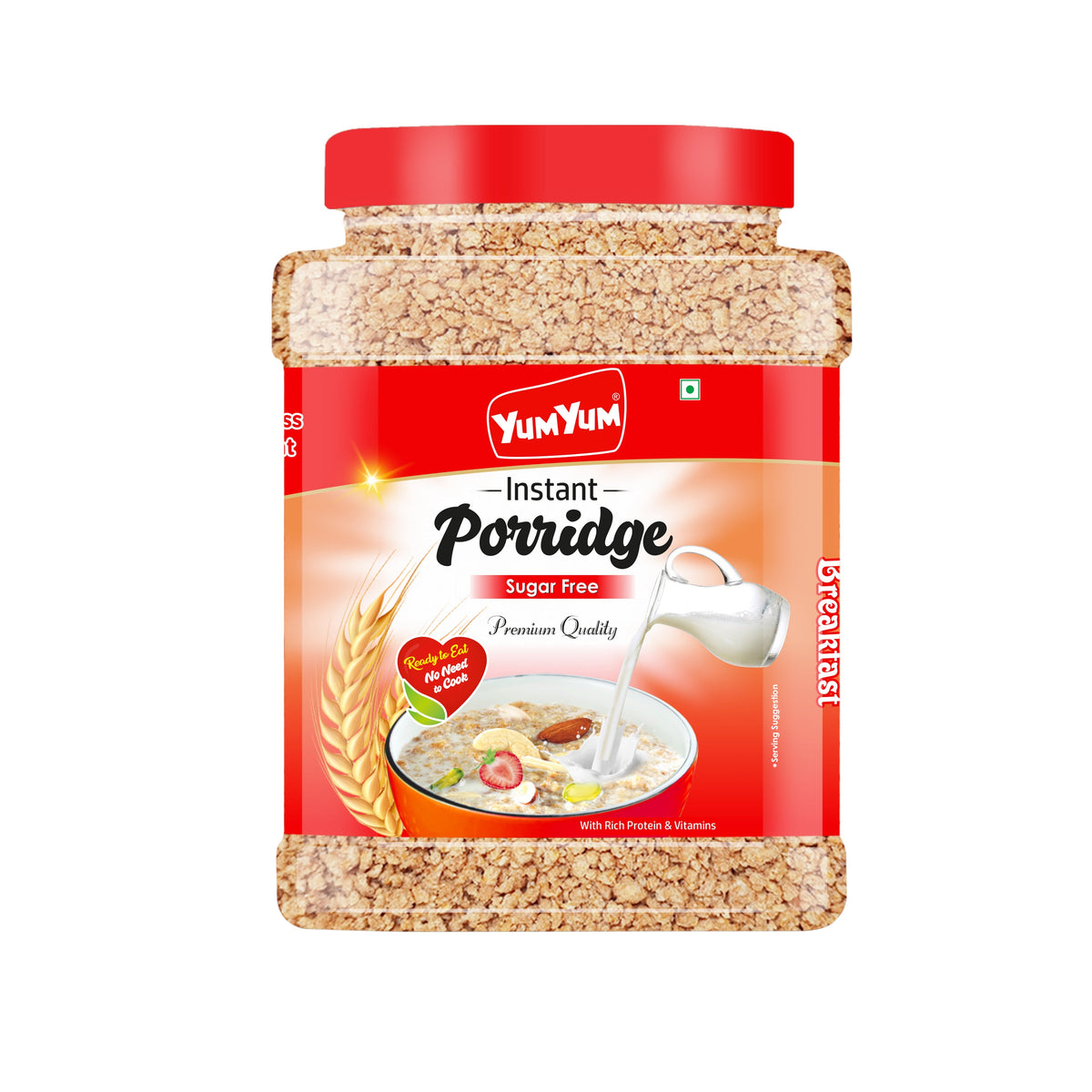 Yum Yum Instant Zero Added Sugar Porridge Jar - Dista